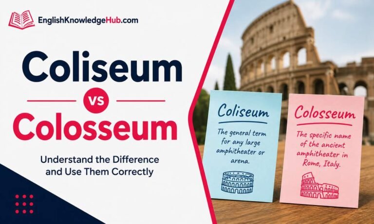 Coliseum vs Colosseum