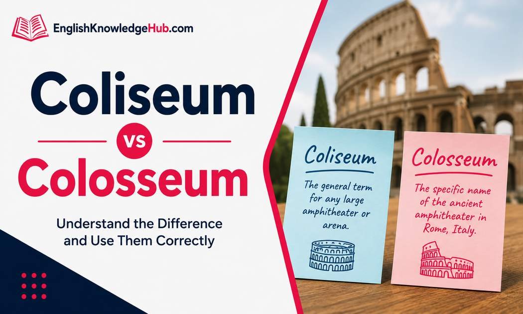 Coliseum vs Colosseum