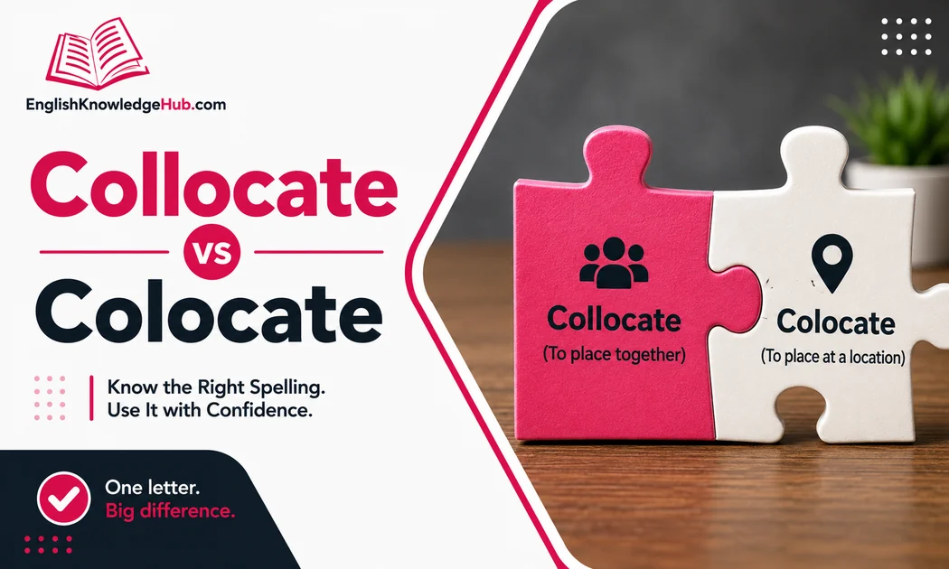Collocate vs Colocate
