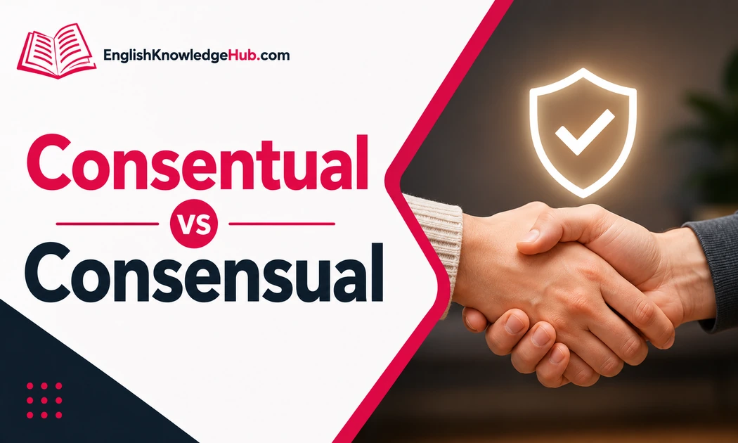 Consentual vs Consensual