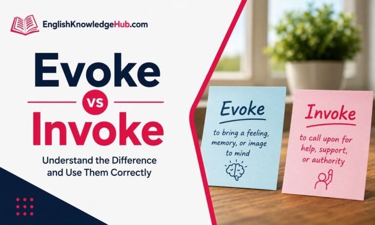 Evoke vs Invoke