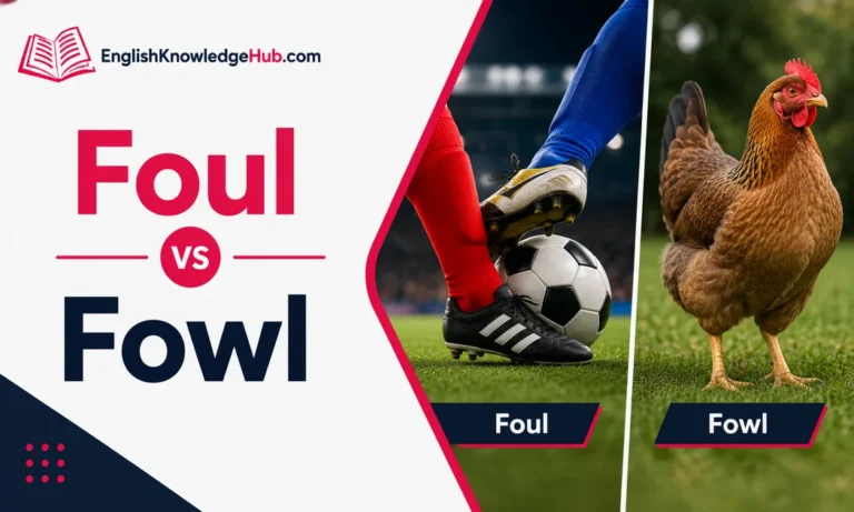 Foul vs Fowl