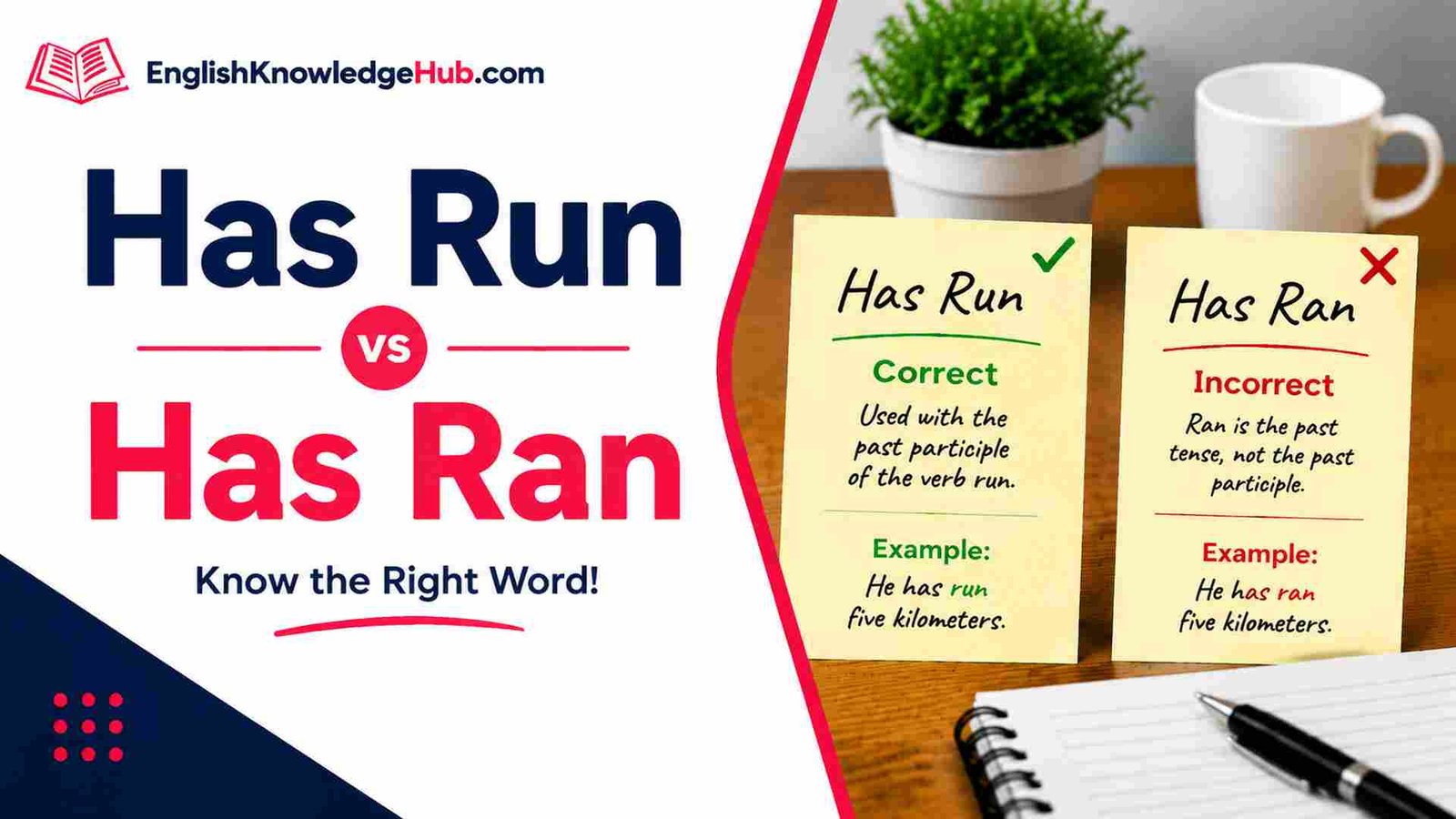 Has Run vs Has Ran