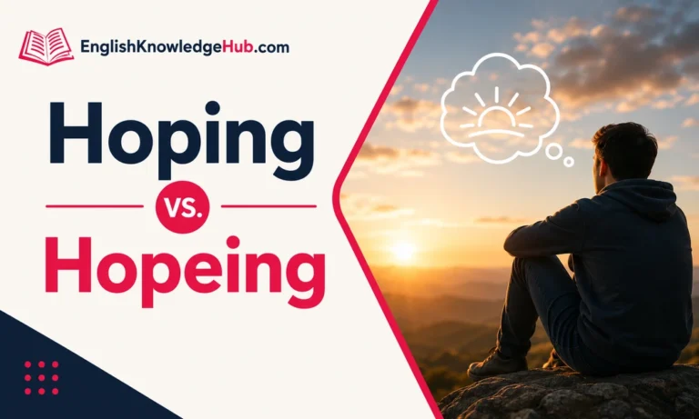 Hoping vs. Hopeing