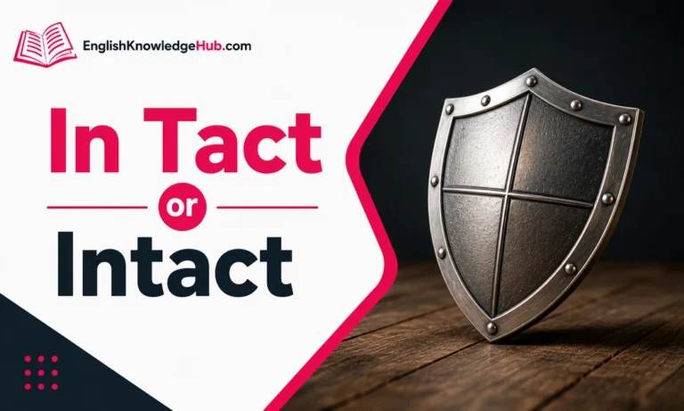 In Tact or Intact