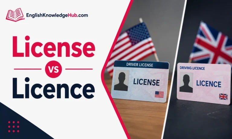 License vs Licence