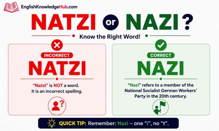 Natzi or Nazi