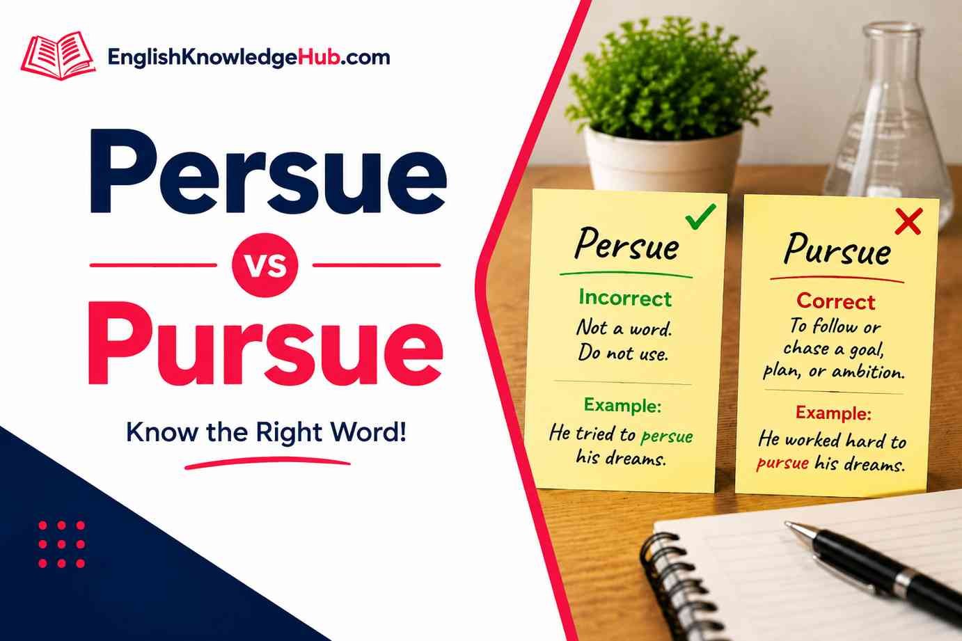Persue vs Pursue