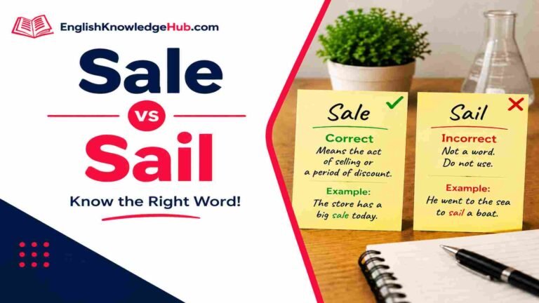 Sale vs Sail