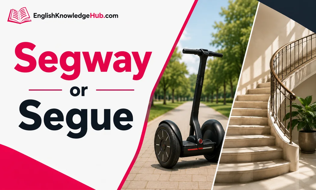 Segway or Segue
