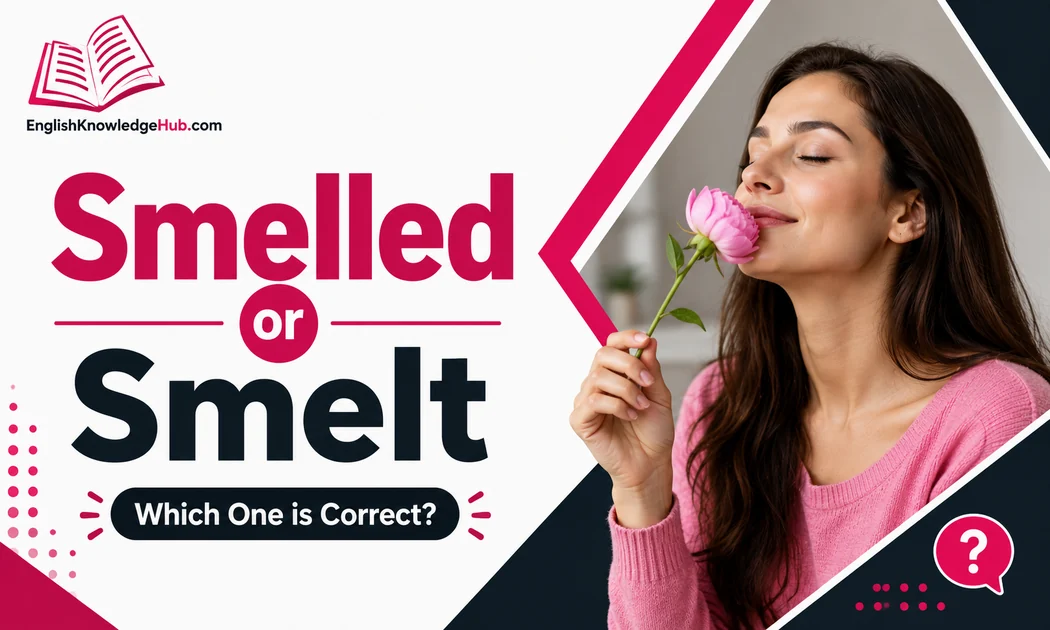 Smelled or Smelt