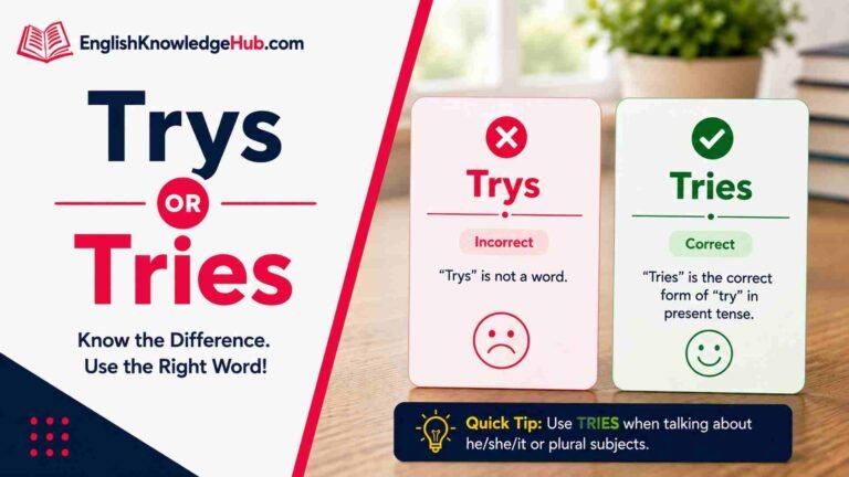 Trys or Tries