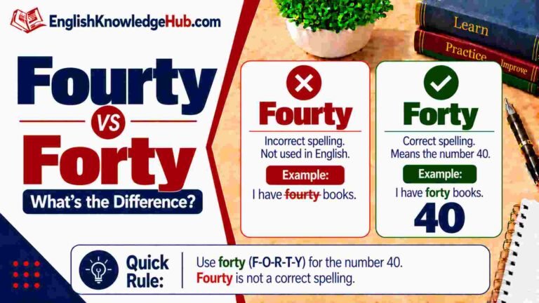 Fourty Or Forty? Learn the Correct Spelling of Number 40