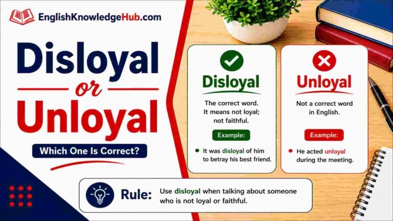 Disloyal or Unloyal